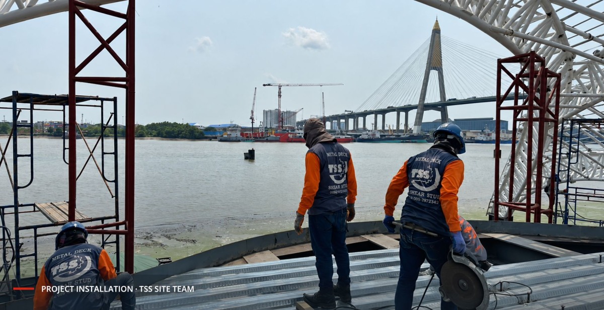 รับผลิตและติดตั้งแผ่นพื้น Metal Deck และ Steel Deck